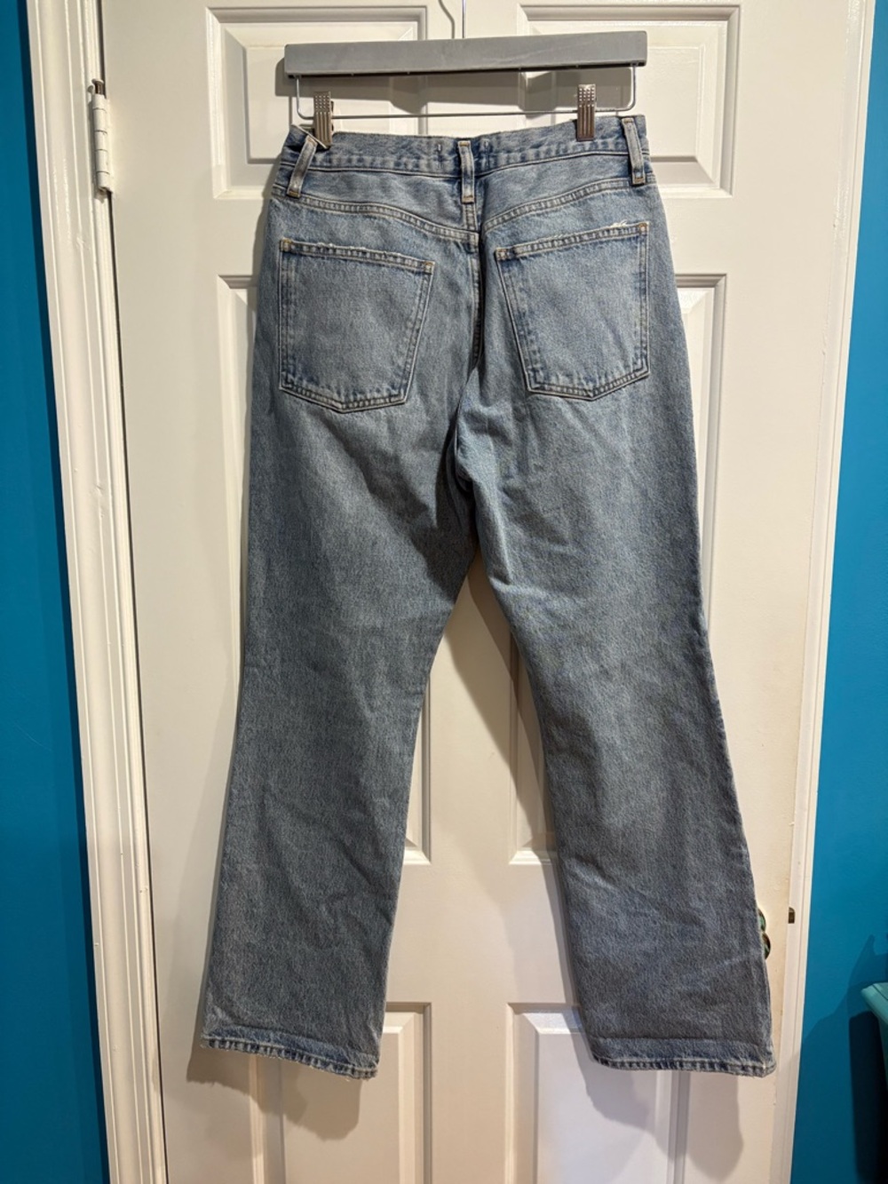 Agolde Vintage High Rise boot blue jeans sz 29 - Picture 3 of 7